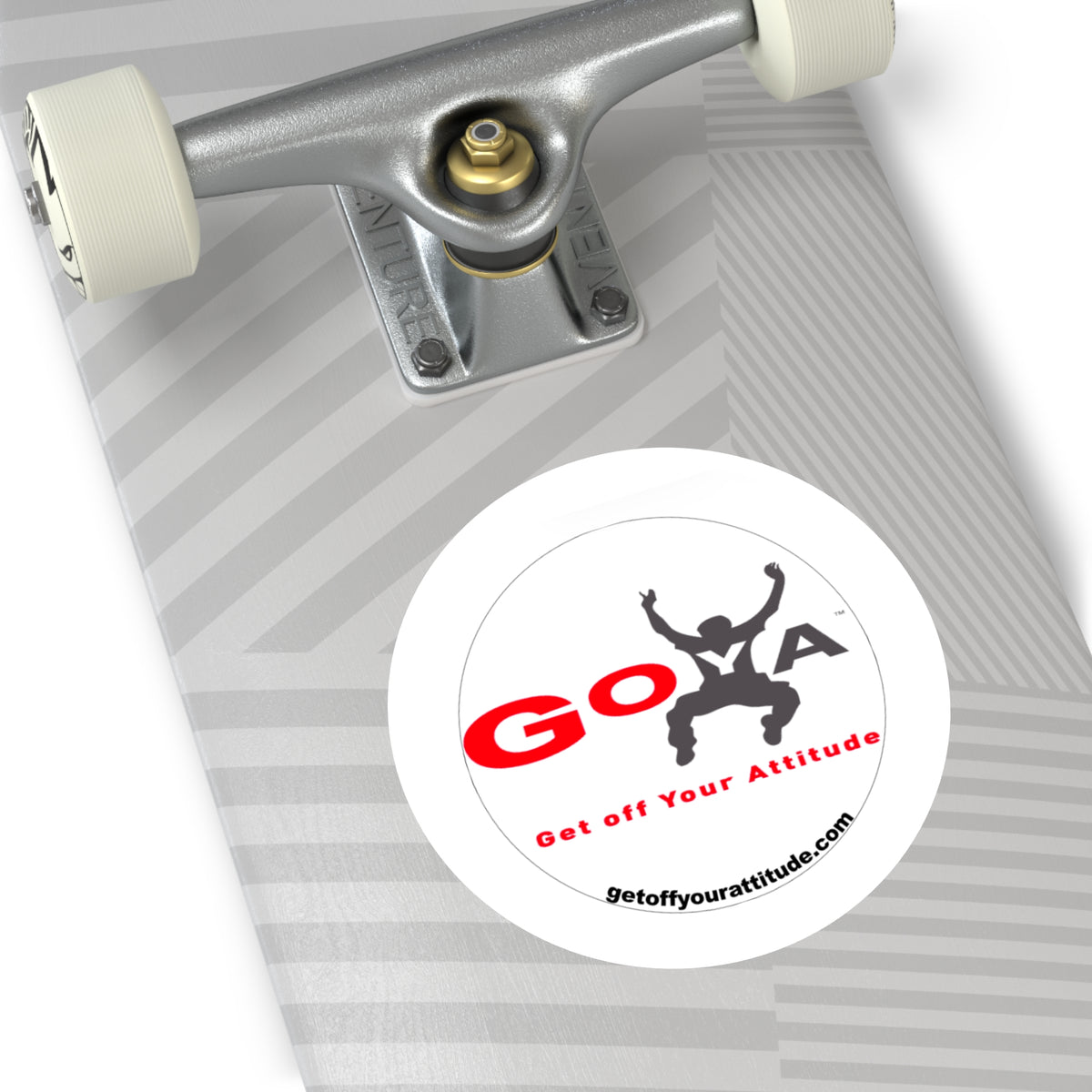 Get Off Your Attitude Sticker - A Bold Expression for Your Gear