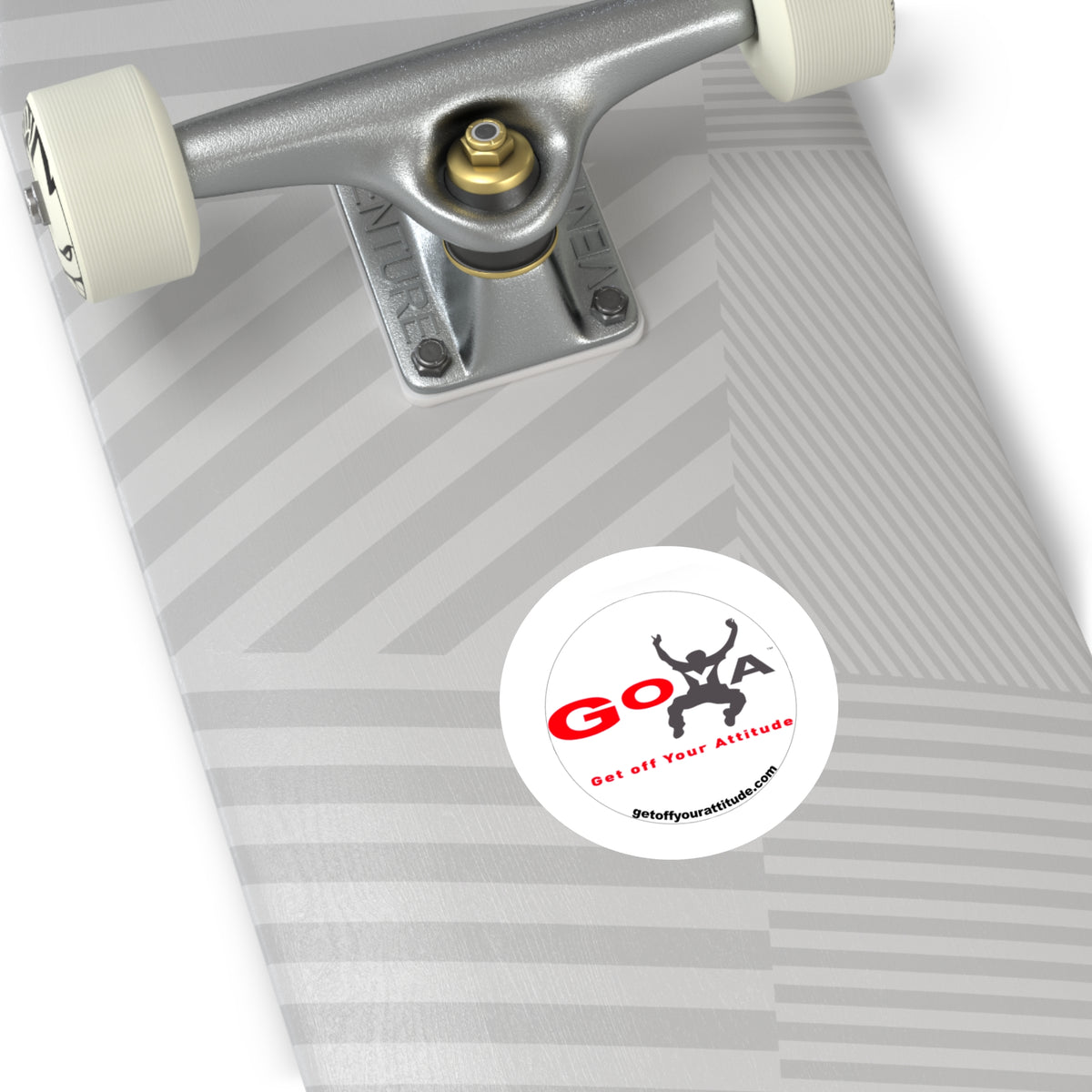 Get Off Your Attitude Sticker - A Bold Expression for Your Gear