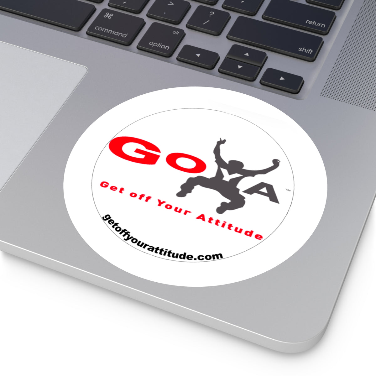 Get Off Your Attitude Sticker - A Bold Expression for Your Gear
