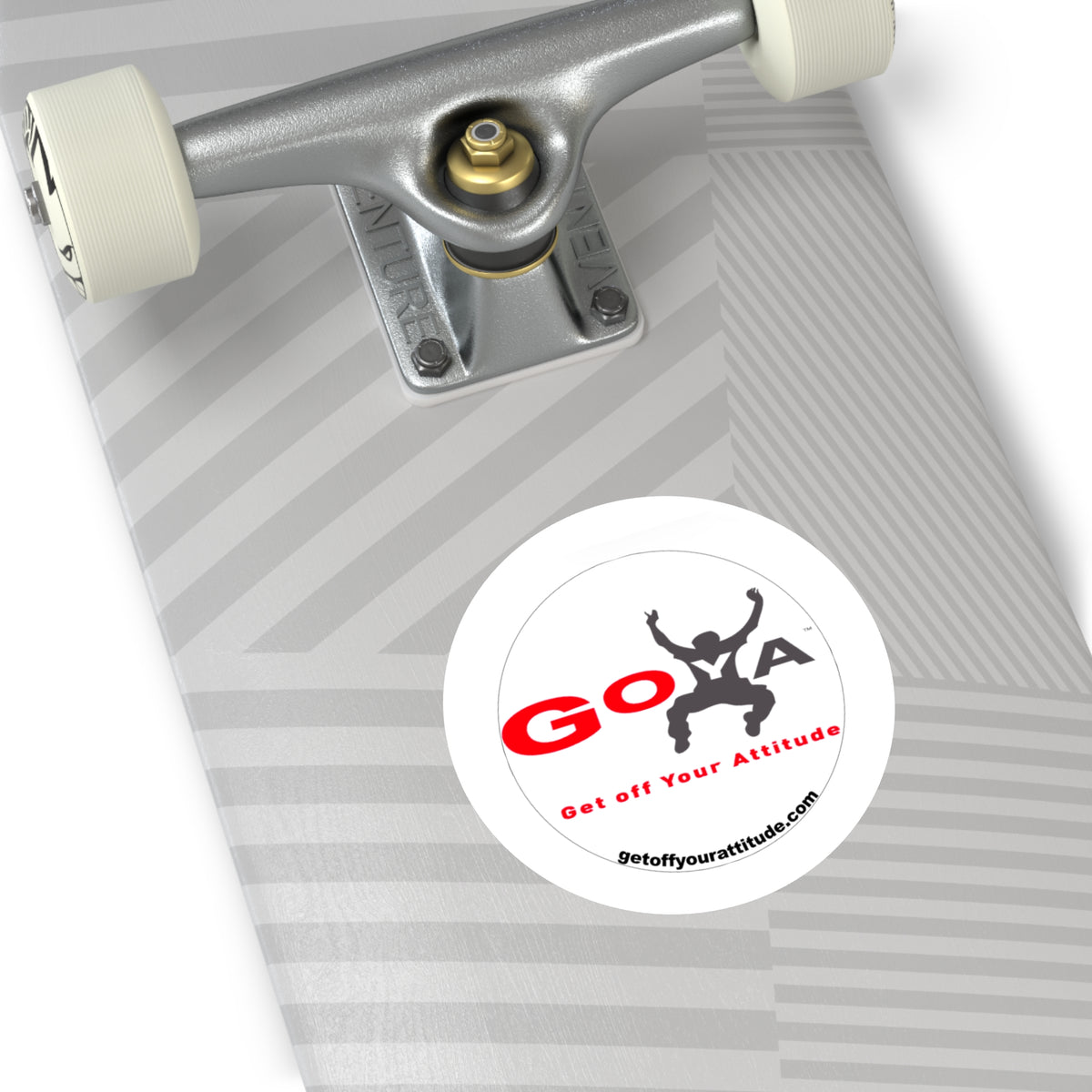 Get Off Your Attitude Sticker - A Bold Expression for Your Gear