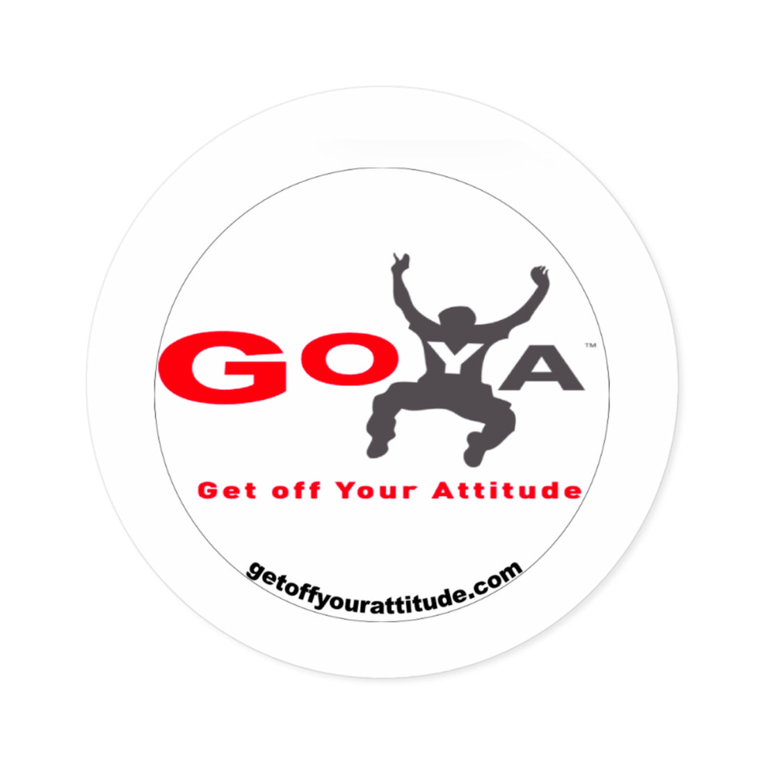 Get Off Your Attitude Sticker - A Bold Expression for Your Gear