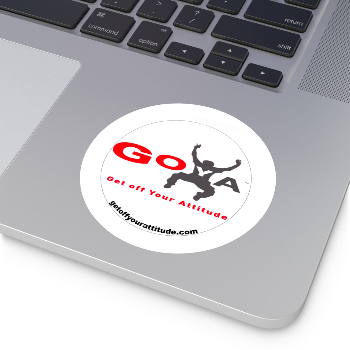 Get Off Your Attitude Sticker - A Bold Expression for Your Gear