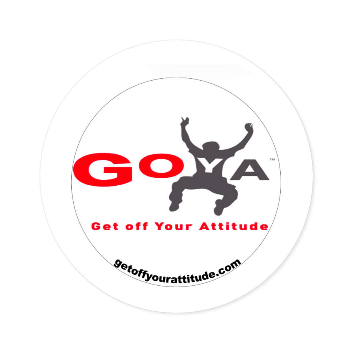 Get Off Your Attitude Sticker - A Bold Expression for Your Gear