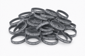 New Get Off Your Attitude Wristband (Light Grey and White) 30 Pack
