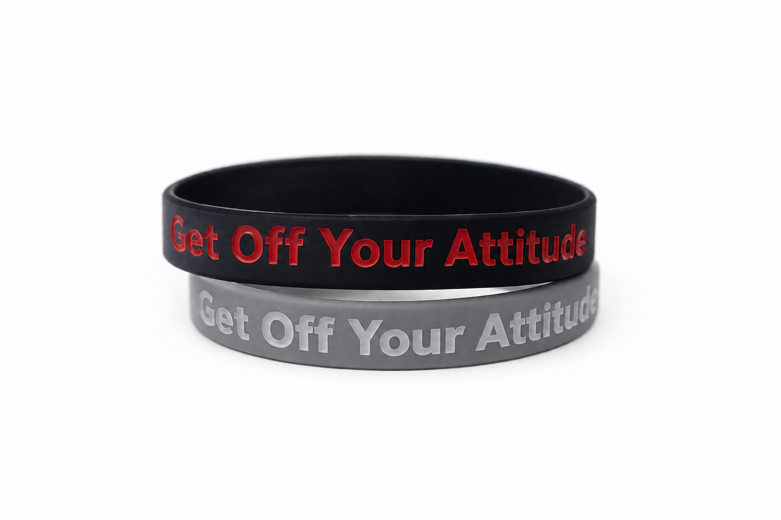 New Get Off Your Attitude Wristband