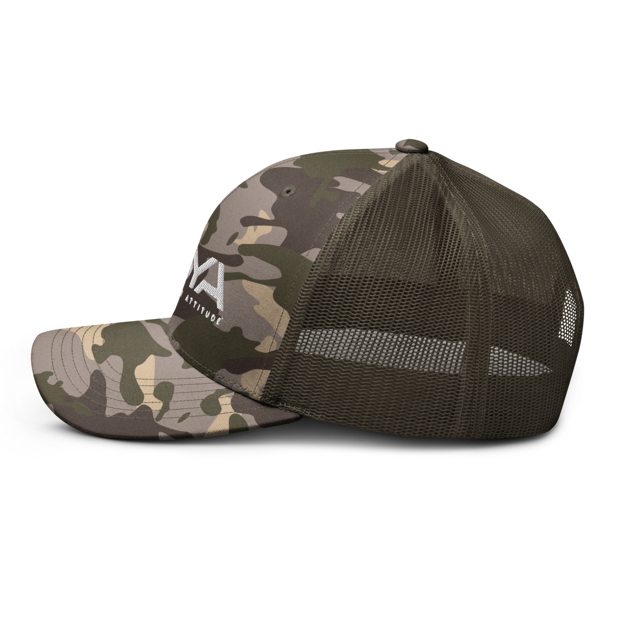 Versatile GOYA Camouflage Trucker Hat for Outdoor Adventures