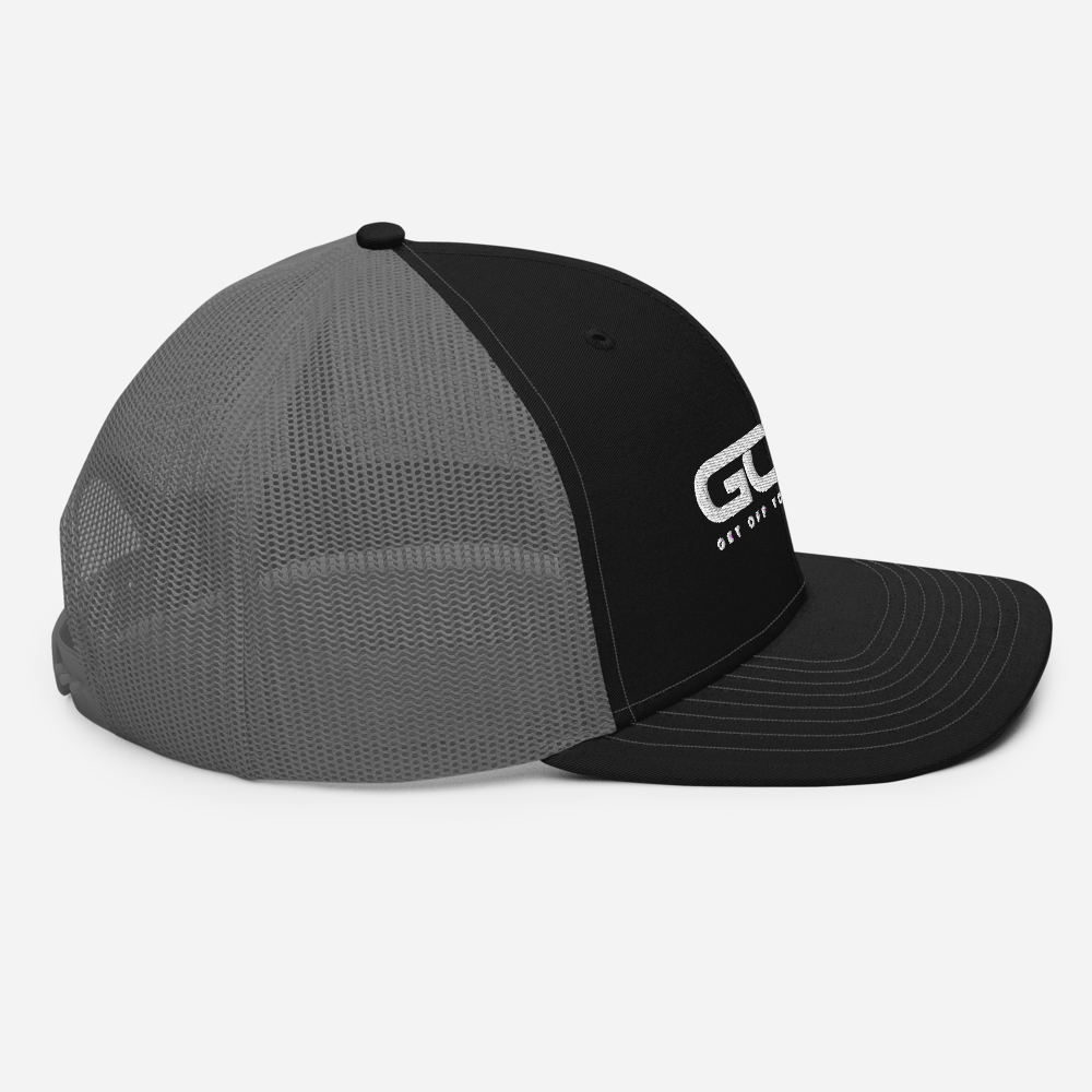 Embroidered GOYA Trucker Cap: Elevate Your Style Comfortably