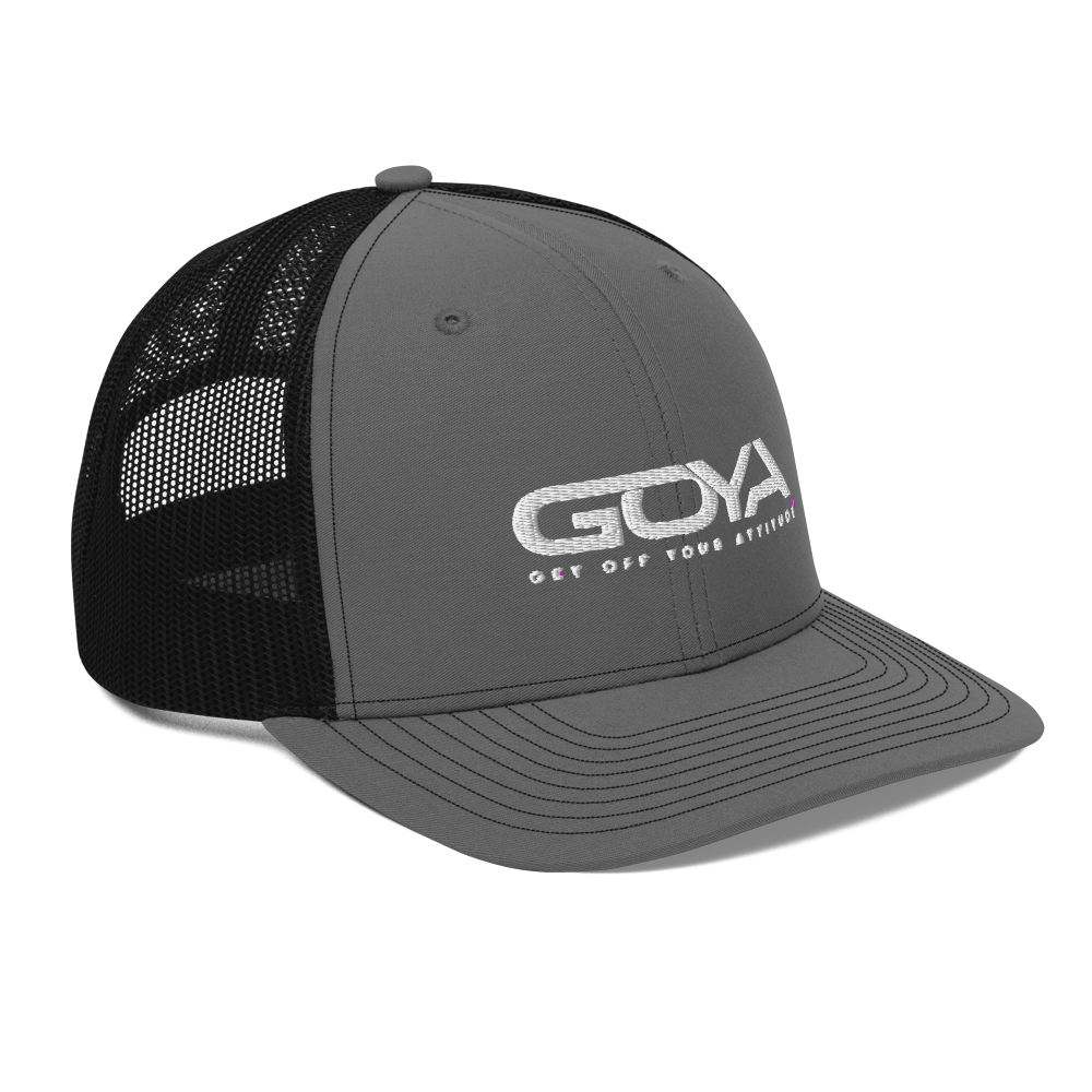 Embroidered GOYA Trucker Cap: Elevate Your Style Comfortably