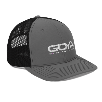 Embroidered GOYA Trucker Cap: Elevate Your Style Comfortably